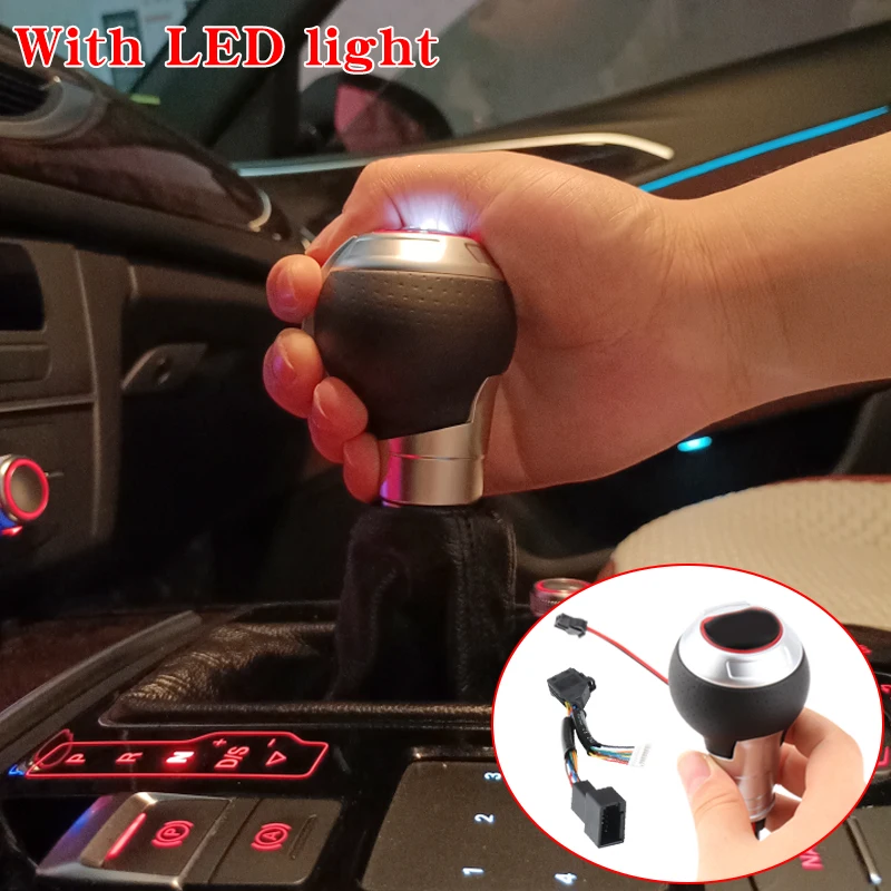 For audi a6 c6 a3 8v a7c7 q5 RS knobs for cars shift boot Gear knobLED light carbon fiber gearbox shift knob shifter Gear stick
For audi a6 c6 a3 8v a7c7 q5 RS knobs for cars shift boot Gear knobLED light carbon fiber gearbox shift knob shifter Gear stick