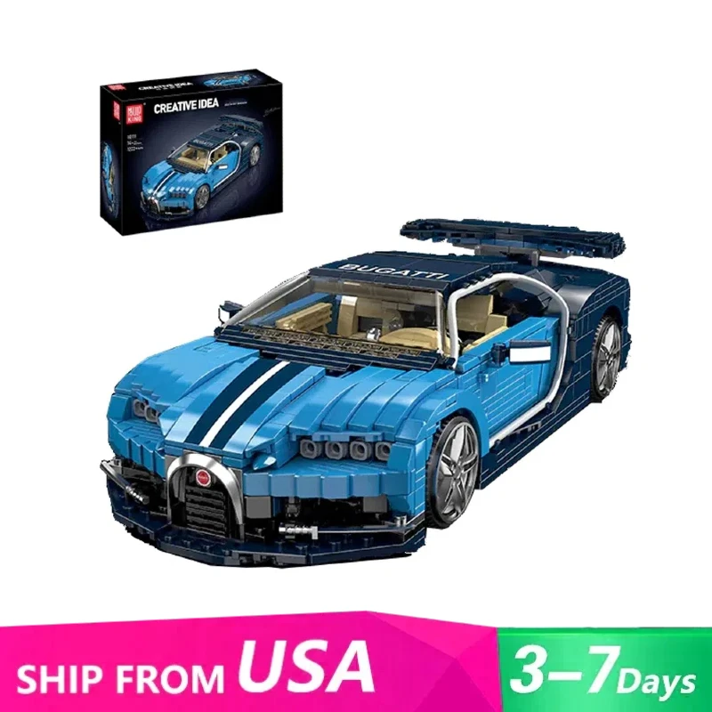 1222 шт. MOC MoldKing, технический синий суперкар, строительные блоки, городская гоночная модель автомобиля, сборка автомобиля, кирпичи, игрушки для мальчиков, подарок
1222 шт. MOC MoldKing, технический синий суперкар, строительные блоки, городская гоночная модель автомобиля, сборка автомобиля, кирпичи, игрушки для мальчиков, подарок