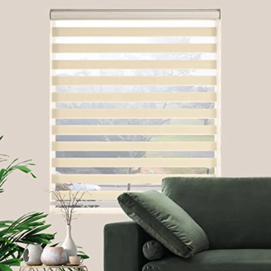 Custom Zebra Blinds for Windows Light Filtering Dual-Layer Window Shades for Privacy Free-Stop Sheer Shades Roller Blinds for I
Custom Zebra Blinds for Windows Light Filtering Dual-Layer Window Shades for Privacy Free-Stop Sheer Shades Roller Blinds for I