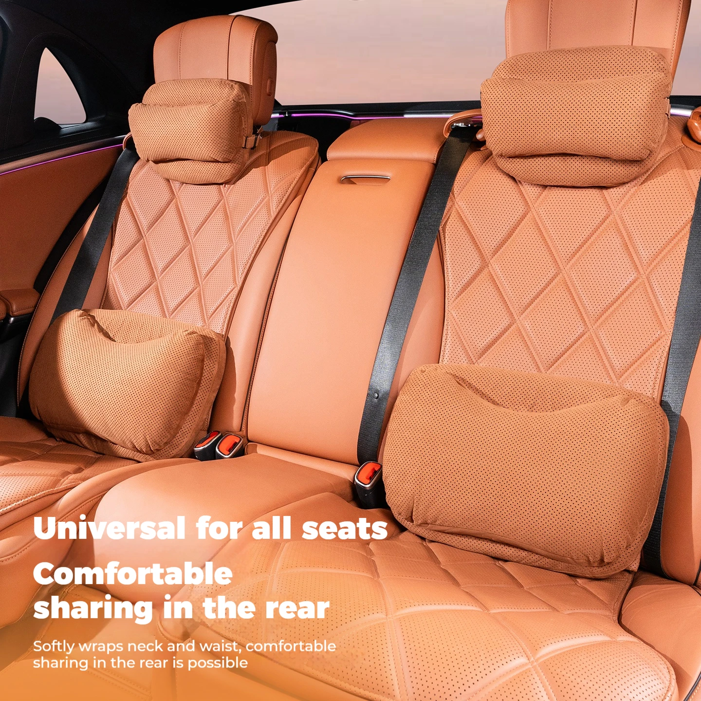 Suede Auto Headrest & Waist Support Set Bottom High-elastic Memory Foam Perforated Design Breathable Soft And Comfort 8 colors
Suede Auto Headrest & Waist Support Set Bottom High-elastic Memory Foam Perforated Design Breathable Soft And Comfort 8 colors