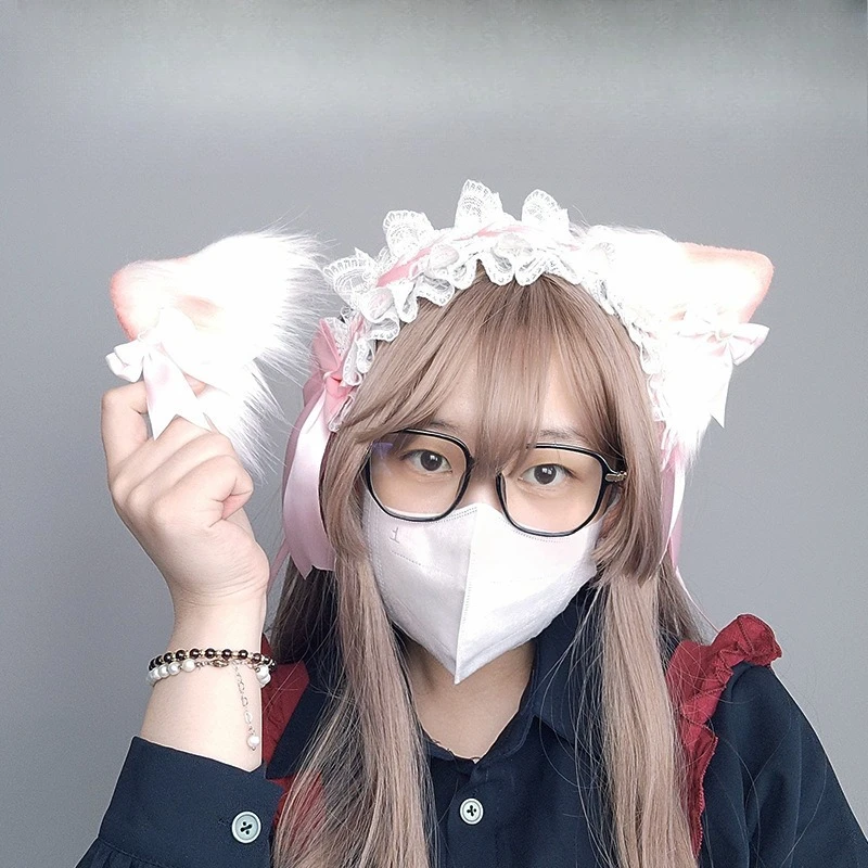 Cute Girl Hair Accessories Lolita Pair Clip Headgear Cat Ear Hairpin Cat Ear Headband
Cute Girl Hair Accessories Lolita Pair Clip Headgear Cat Ear Hairpin Cat Ear Headband
