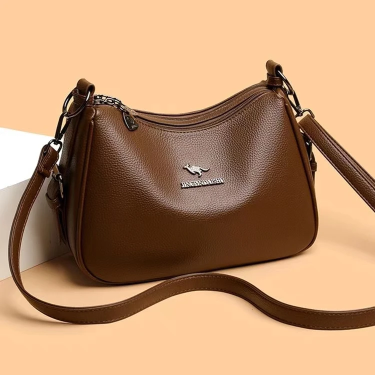 Leather Women's Bag Trendy Single Shoulder Bag New Large Capacity Multi Compartment Storage Small Bag Commuter Crossbody Bag
Leather Women's Bag Trendy Single Shoulder Bag New Large Capacity Multi Compartment Storage Small Bag Commuter Crossbody Bag