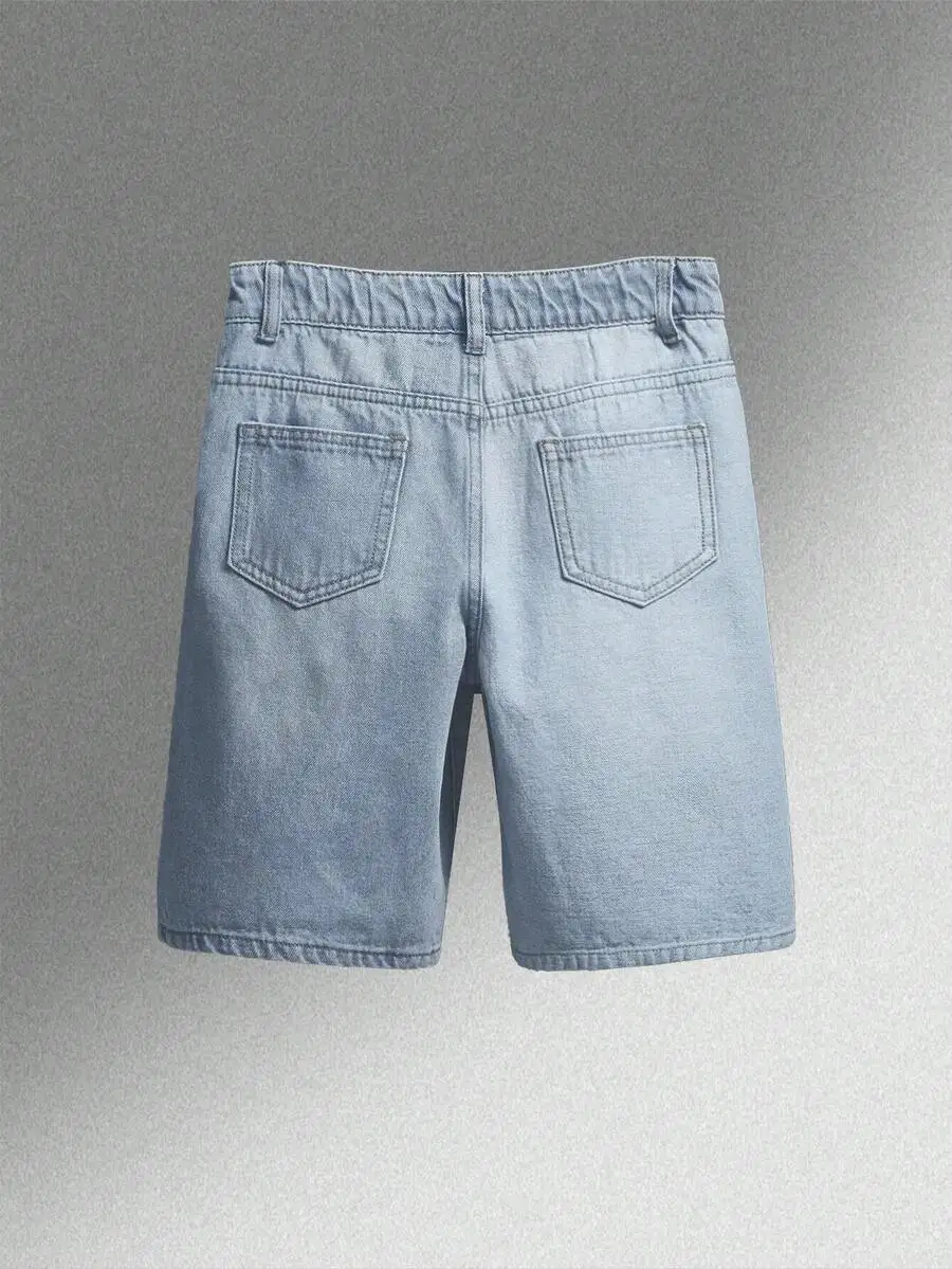 Mens Light Blue Denim Shorts Casual Loose Straight Fit Five Pocket Summer
Mens Light Blue Denim Shorts Casual Loose Straight Fit Five Pocket Summer