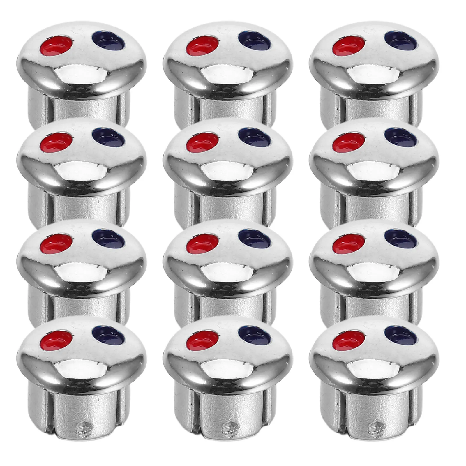 24Pcs Kitchen Faucet Hole Covers Hot Cold Water Indicator Buttons Red Blue Electroplated Temperature Control Caps for Bathroom
24Pcs Kitchen Faucet Hole Covers Hot Cold Water Indicator Buttons Red Blue Electroplated Temperature Control Caps for Bathroom