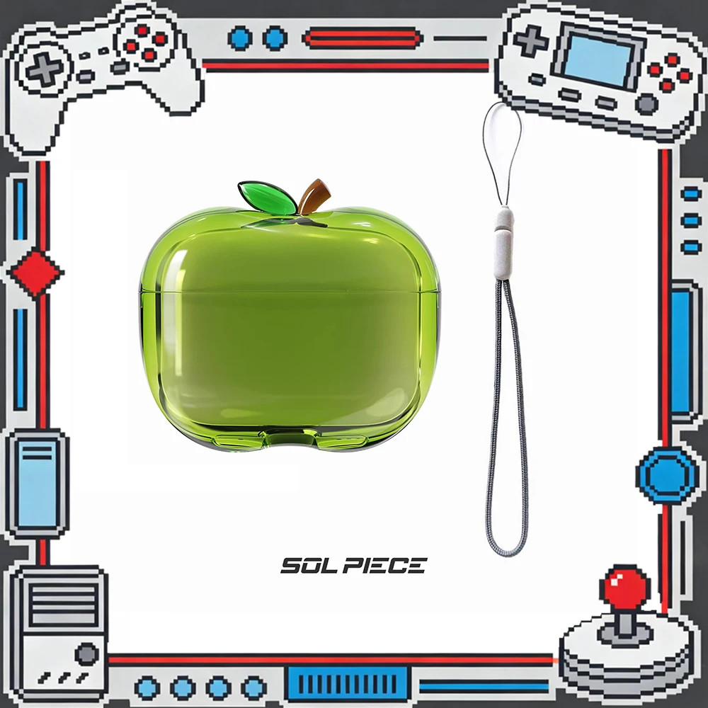 Чехол для наушников SOL PIECE APPLE, оригинальный, для AirPods 3/4, из TPU-материала, защитный чехол для наушников, аксессуары для ПК, подарки.
Чехол для наушников SOL PIECE APPLE, оригинальный, для AirPods 3/4, из TPU-материала, защитный чехол для наушников, аксессуары для ПК, подарки.