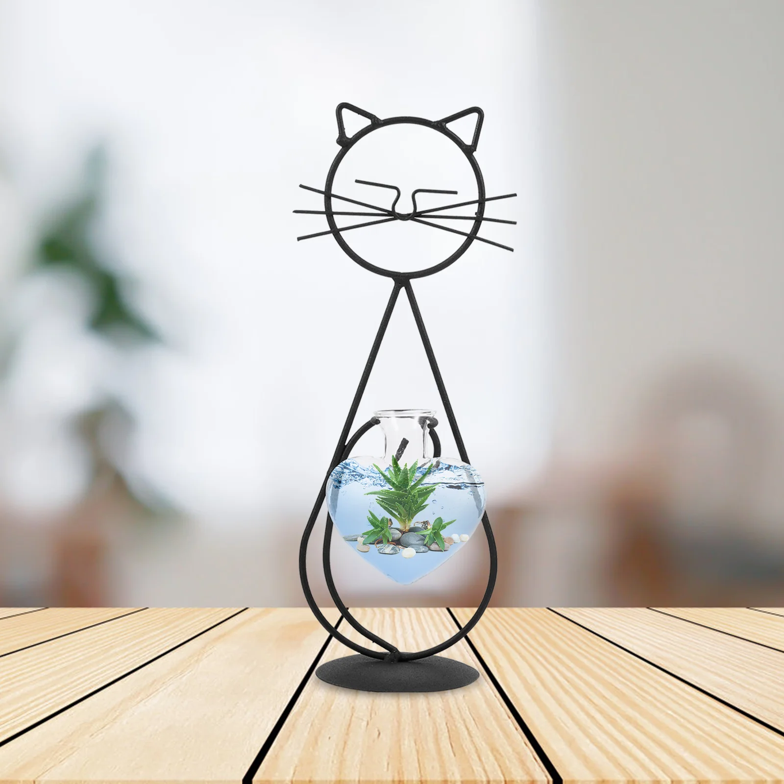 Iron Art Glass Vase Hydroponic Planter Transparent Clear Home Office Decor Simple Curve Beautiful Shape Exquisite Gift Flower
Iron Art Glass Vase Hydroponic Planter Transparent Clear Home Office Decor Simple Curve Beautiful Shape Exquisite Gift Flower