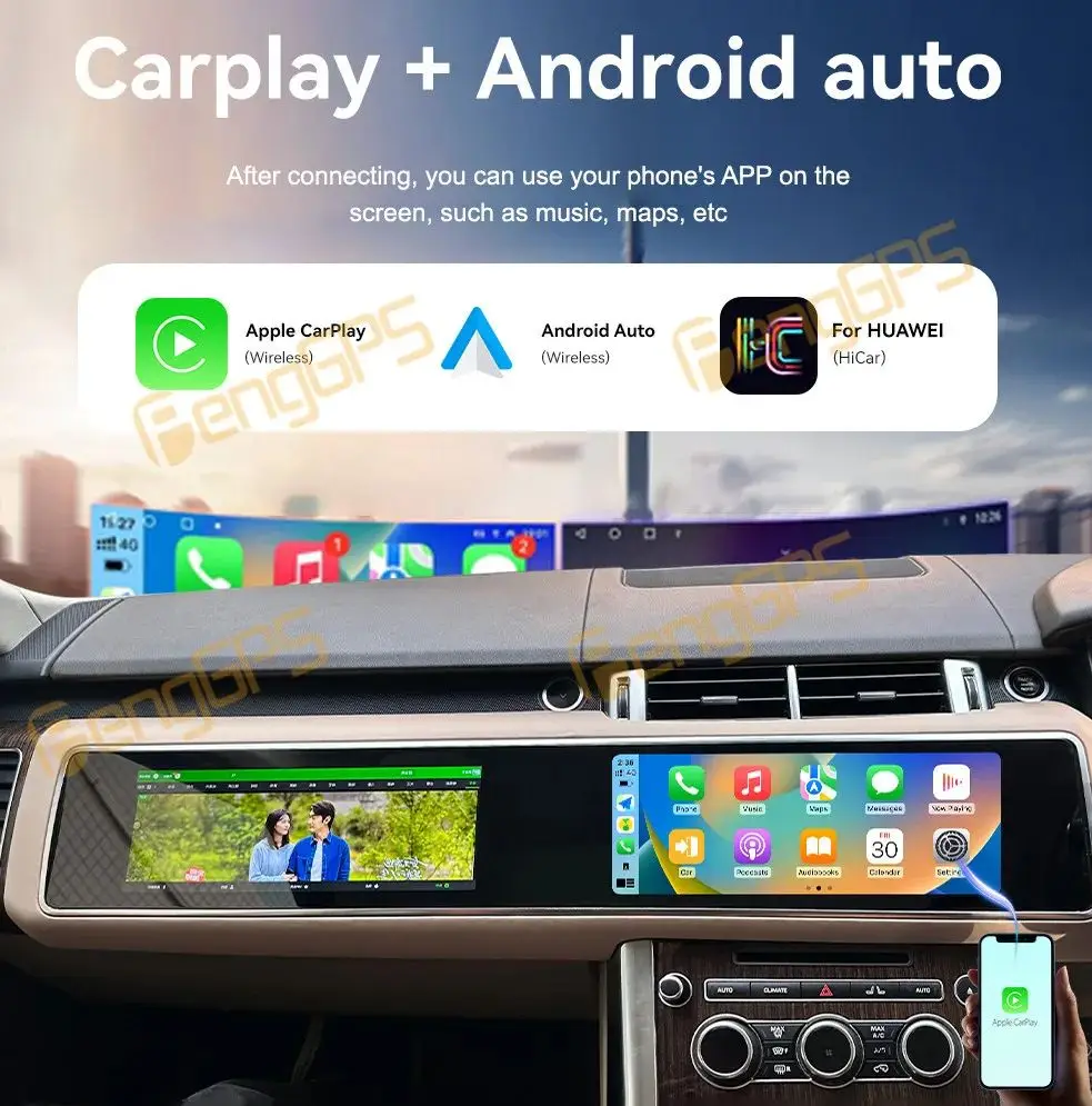 Wireless Carplay Dual 12.3" Screen Car Radio For Range Rover Executive Sport 2014-2017 RHD Android 13 Multimedia Player GPS
Wireless Carplay Dual 12.3" Screen Car Radio For Range Rover Executive Sport 2014-2017 RHD Android 13 Multimedia Player GPS