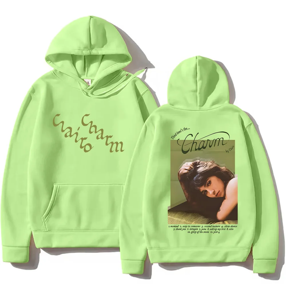 Толстовки с рисунком Clairo Clairo Charm, толстовки в стиле хип-хоп, Harajuku, эстетичная одежда, осенняя мода, женские и мужские пуловеры с длинными рукавами
Толстовки с рисунком Clairo Clairo Charm, толстовки в стиле хип-хоп, Harajuku, эстетичная одежда, осенняя мода, женские и мужские пуловеры с длинными рукавами