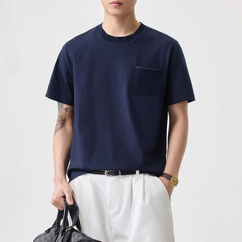 Heavy Cotton T-shirt Men's Round Neck Loose and Versatile Men's 2026 New Short Sleeves
Heavy Cotton T-shirt Men's Round Neck Loose and Versatile Men's 2026 New Short Sleeves