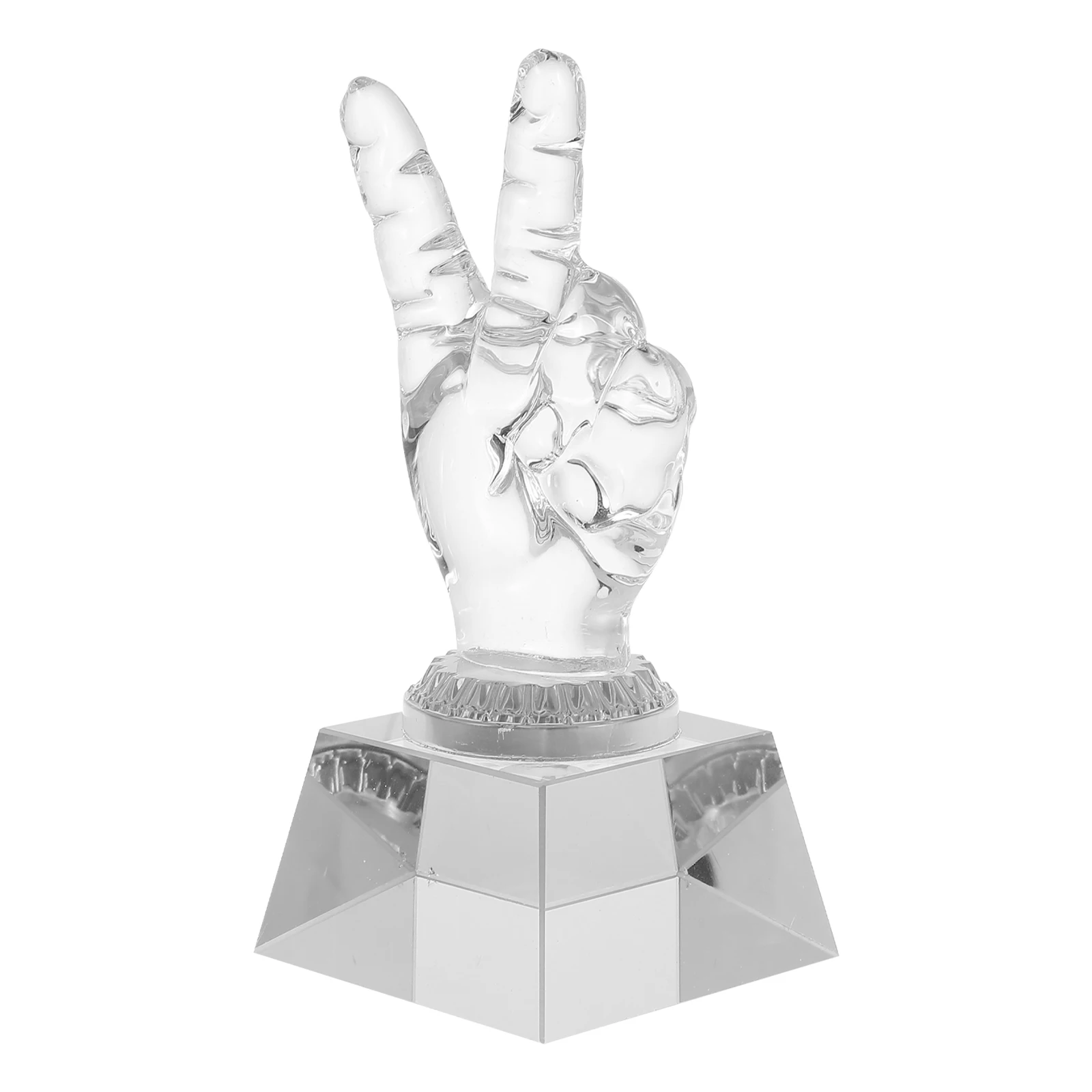 Crystal Trophy Decorative Award Trophy for Decor Transparent Crystal Prize Accessory Hand-Shaped Desktop
Crystal Trophy Decorative Award Trophy for Decor Transparent Crystal Prize Accessory Hand-Shaped Desktop