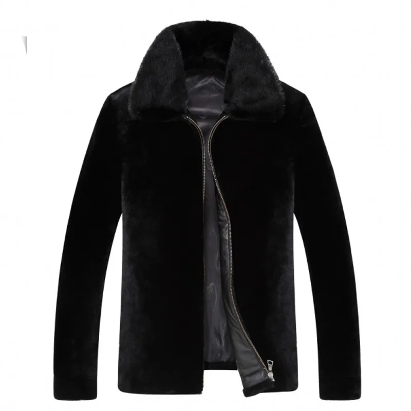 Winter Mink Collar Lapel Hooded Jacket Men's Imitation Mink Coat Black Whole Fur Imitation Fur Coat Trendy
Winter Mink Collar Lapel Hooded Jacket Men's Imitation Mink Coat Black Whole Fur Imitation Fur Coat Trendy