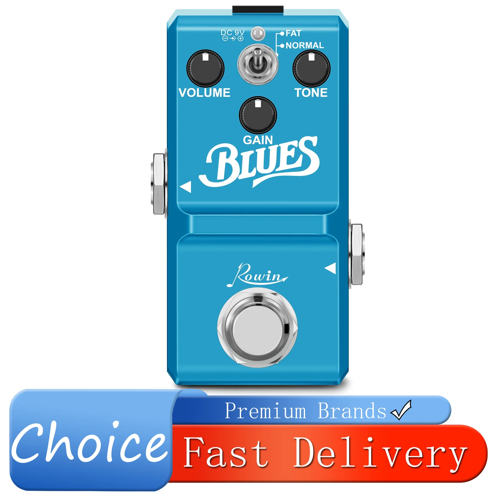 ROWIN Blues Electric Guitar Effects Pedal Blues R&B Effect Mini Size True Bypass LN-321 Pedal Electric Guitarra Accessories
ROWIN Blues Electric Guitar Effects Pedal Blues R&B Effect Mini Size True Bypass LN-321 Pedal Electric Guitarra Accessories