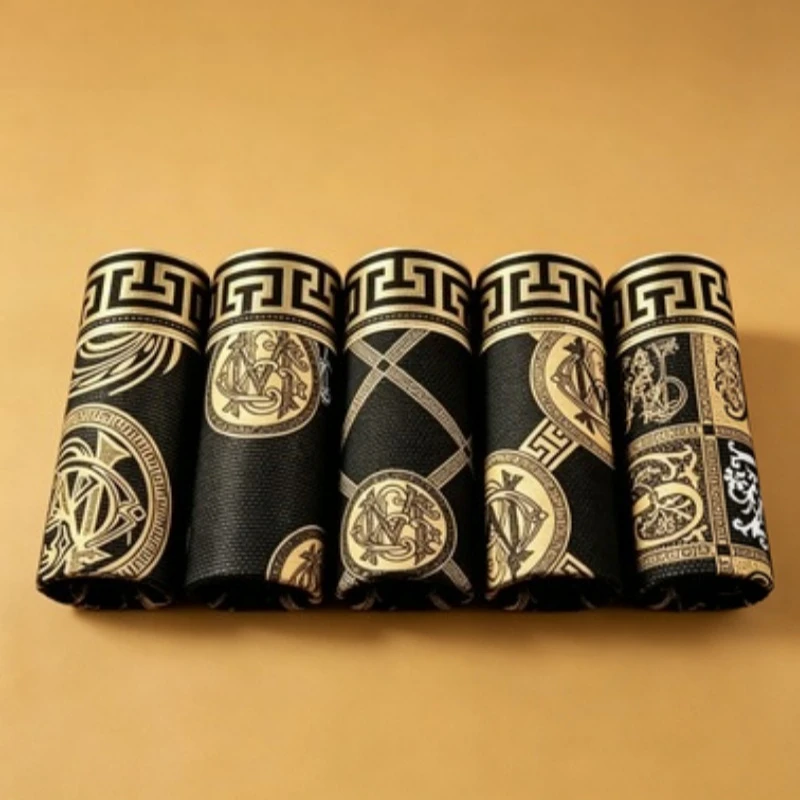 5Pcs Men's Summer Ice Silk Boxers High‑End Black Gold Mid‑Waist Underwear Thin Breathable Comfortable Casual Shorts
5Pcs Men's Summer Ice Silk Boxers High‑End Black Gold Mid‑Waist Underwear Thin Breathable Comfortable Casual Shorts