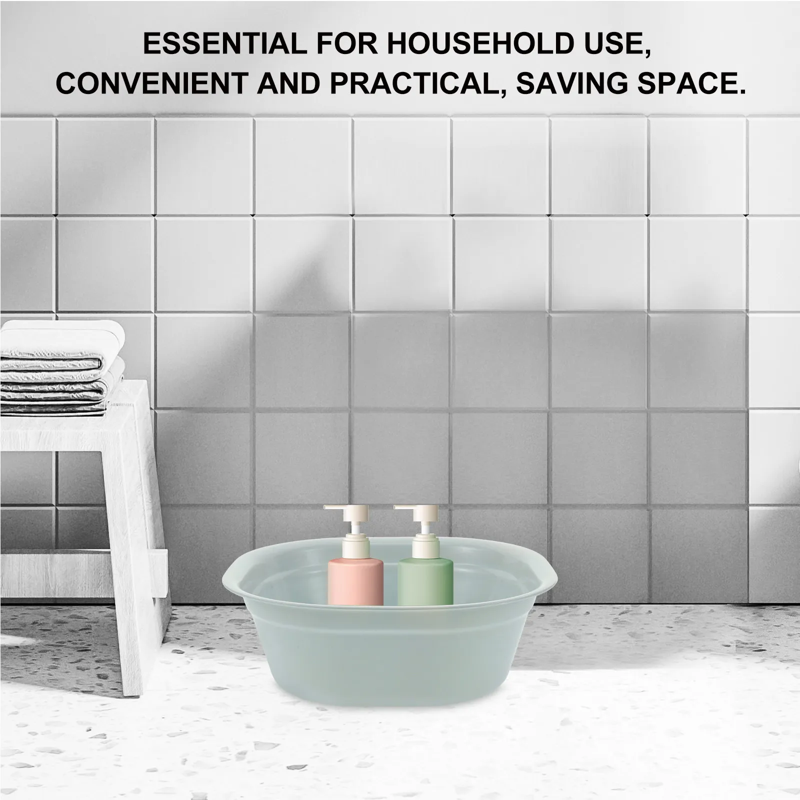 Washbasin Large Thickened Foot Bucket Plastic Wash Basin Multi-Purpose Bathroom Sink Dishpan Kitchen Laundry Bathroom Bucket
Washbasin Large Thickened Foot Bucket Plastic Wash Basin Multi-Purpose Bathroom Sink Dishpan Kitchen Laundry Bathroom Bucket