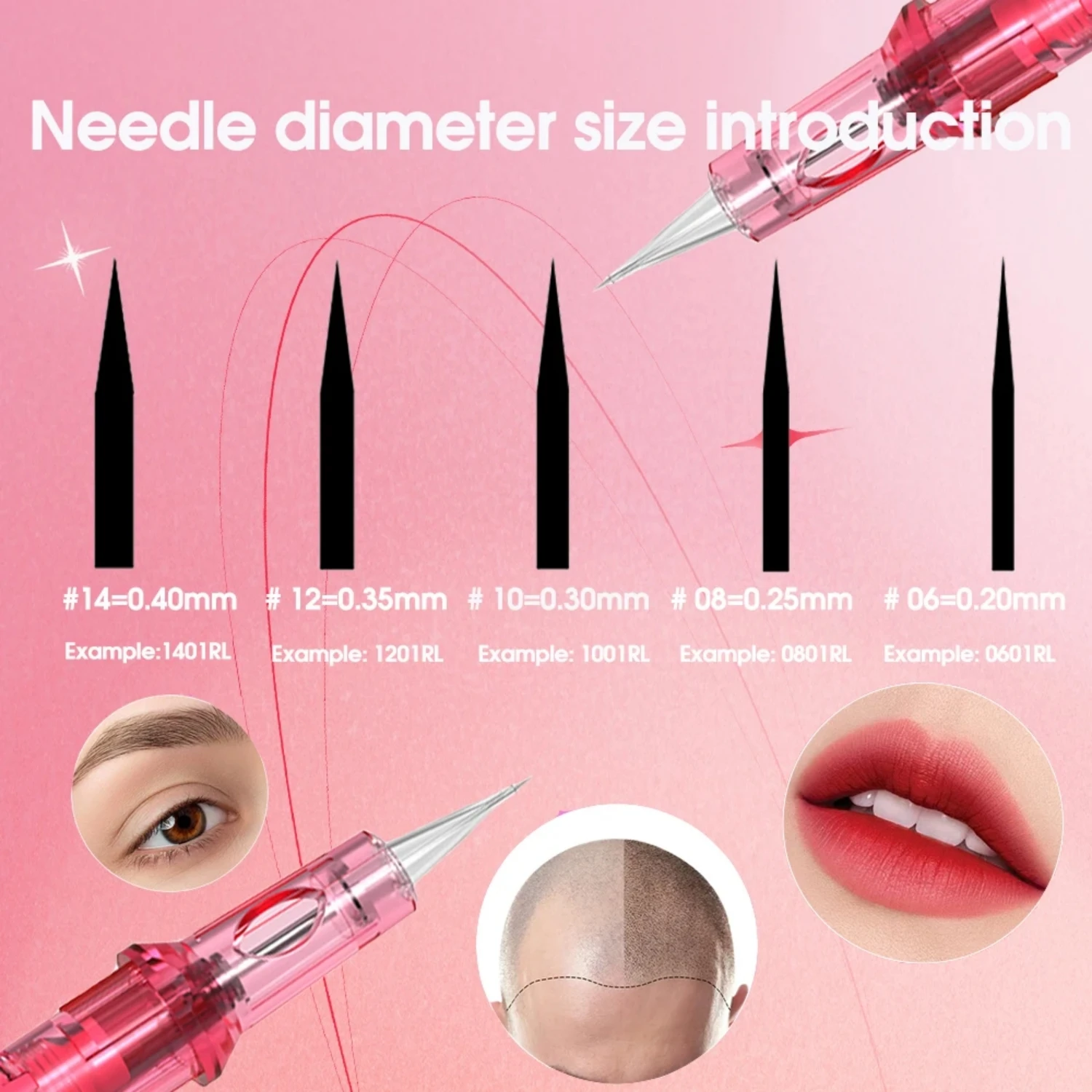 ROKYO New 20PCS Premium Pink PMU Tattoo Cartridge Needle SMP 0.2mm 0.25mm 0.3mm 0.35mm Round Liner Mix Needle 1RL 3RL 5RL Supply
ROKYO New 20PCS Premium Pink PMU Tattoo Cartridge Needle SMP 0.2mm 0.25mm 0.3mm 0.35mm Round Liner Mix Needle 1RL 3RL 5RL Supply