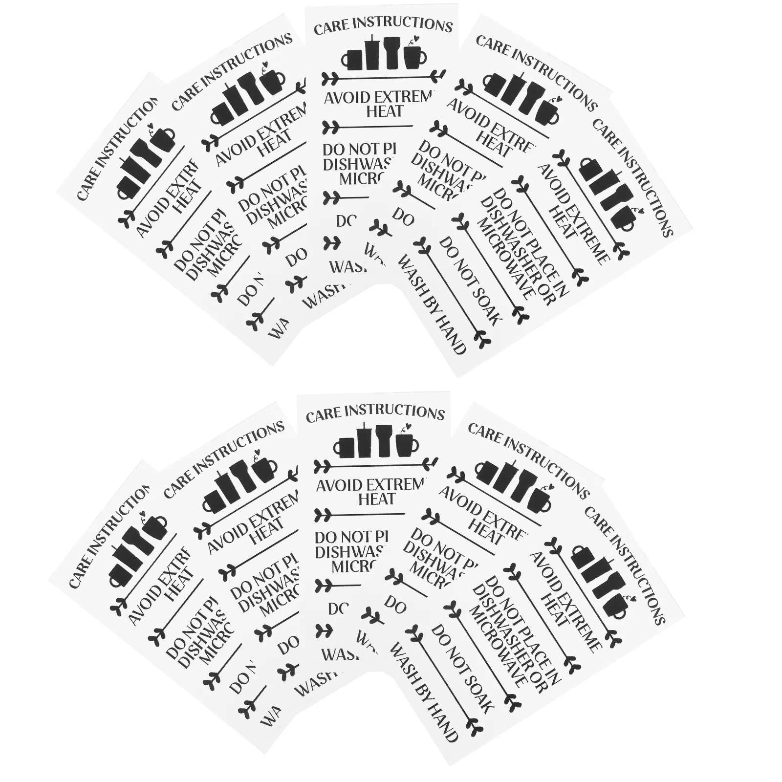 50 Pcs Glass Instruction Card Cup Care Instructions Cards Cleaning Small Guide Package Insert for Tumbler Customer White Mug
50 Pcs Glass Instruction Card Cup Care Instructions Cards Cleaning Small Guide Package Insert for Tumbler Customer White Mug