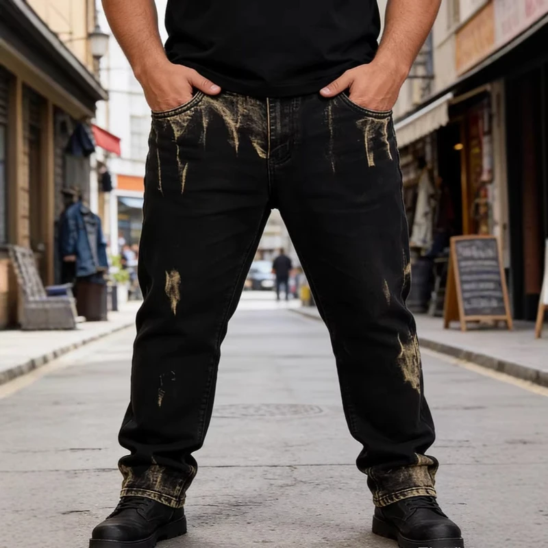 Men's Jeans Stretch Slim Fit High Street Gradient Straight Leg Pants
Men's Jeans Stretch Slim Fit High Street Gradient Straight Leg Pants