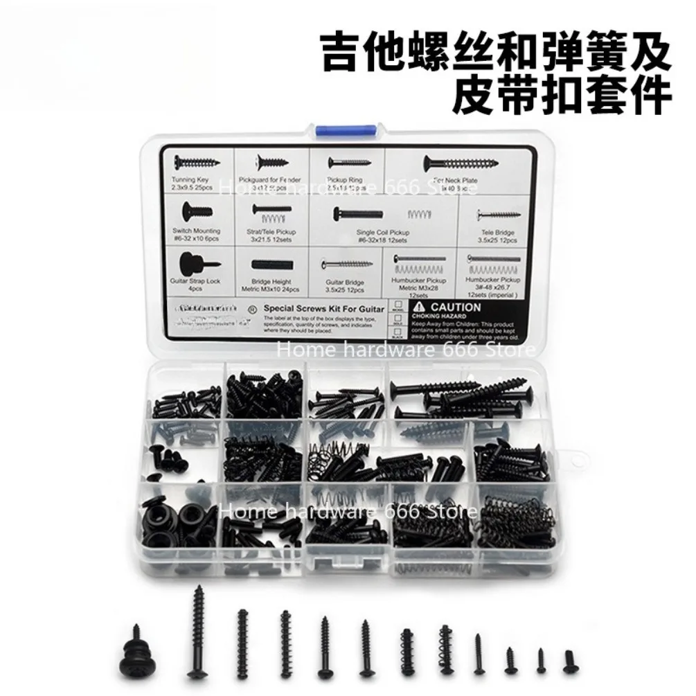 Guitar Accessories Screws and Springs and Strap Buckle Kits 15 for Guitar Bridge Pickup Guard Screws
Guitar Accessories Screws and Springs and Strap Buckle Kits 15 for Guitar Bridge Pickup Guard Screws