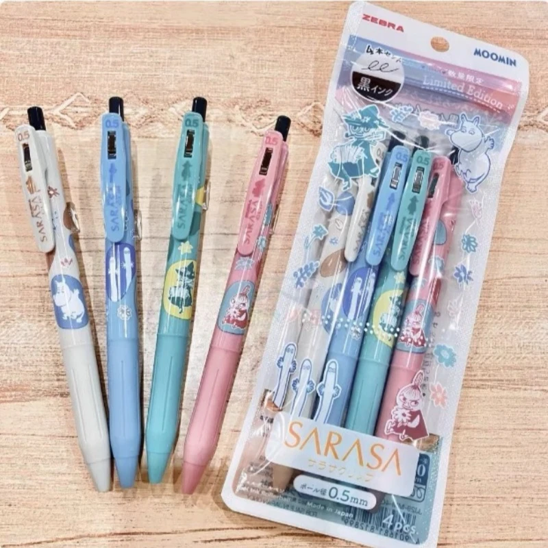 4PCS New Anime Moomins Series Gel Pen Set Kawaii Cartoon Character Creativity Cute Printing 0.5mm Black Gel Pen Stationery
4PCS New Anime Moomins Series Gel Pen Set Kawaii Cartoon Character Creativity Cute Printing 0.5mm Black Gel Pen Stationery