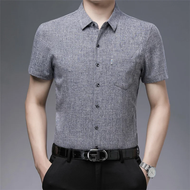 Summer Shirts for Men Clothes Thin 2023 Fashion 's Social Short Sleeve Top Business Casual Camisas De Hombre
Summer Shirts for Men Clothes Thin 2023 Fashion 's Social Short Sleeve Top Business Casual Camisas De Hombre