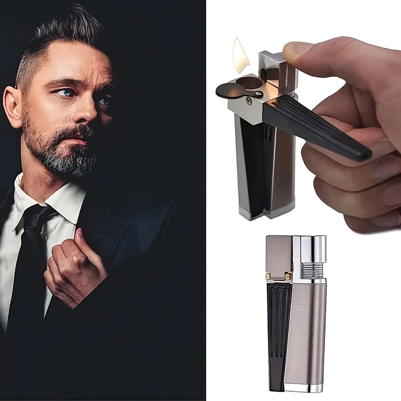 New Portable Pipe Lighter Built-in Pipe Stand Refillable Butane Window Lighter with Angled Soft Flame Gas Lighter(No Gas)
New Portable Pipe Lighter Built-in Pipe Stand Refillable Butane Window Lighter with Angled Soft Flame Gas Lighter(No Gas)