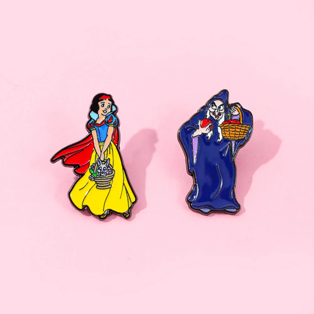 Эмалированная металлическая булавка из мультфильма «Принцесса», значок Sweet Kawaii, изысканные аксессуары, подарочная булавка для воротника, украшение для одежды
Эмалированная металлическая булавка из мультфильма «Принцесса», значок Sweet Kawaii, изысканные аксессуары, подарочная булавка для воротника, украшение для одежды