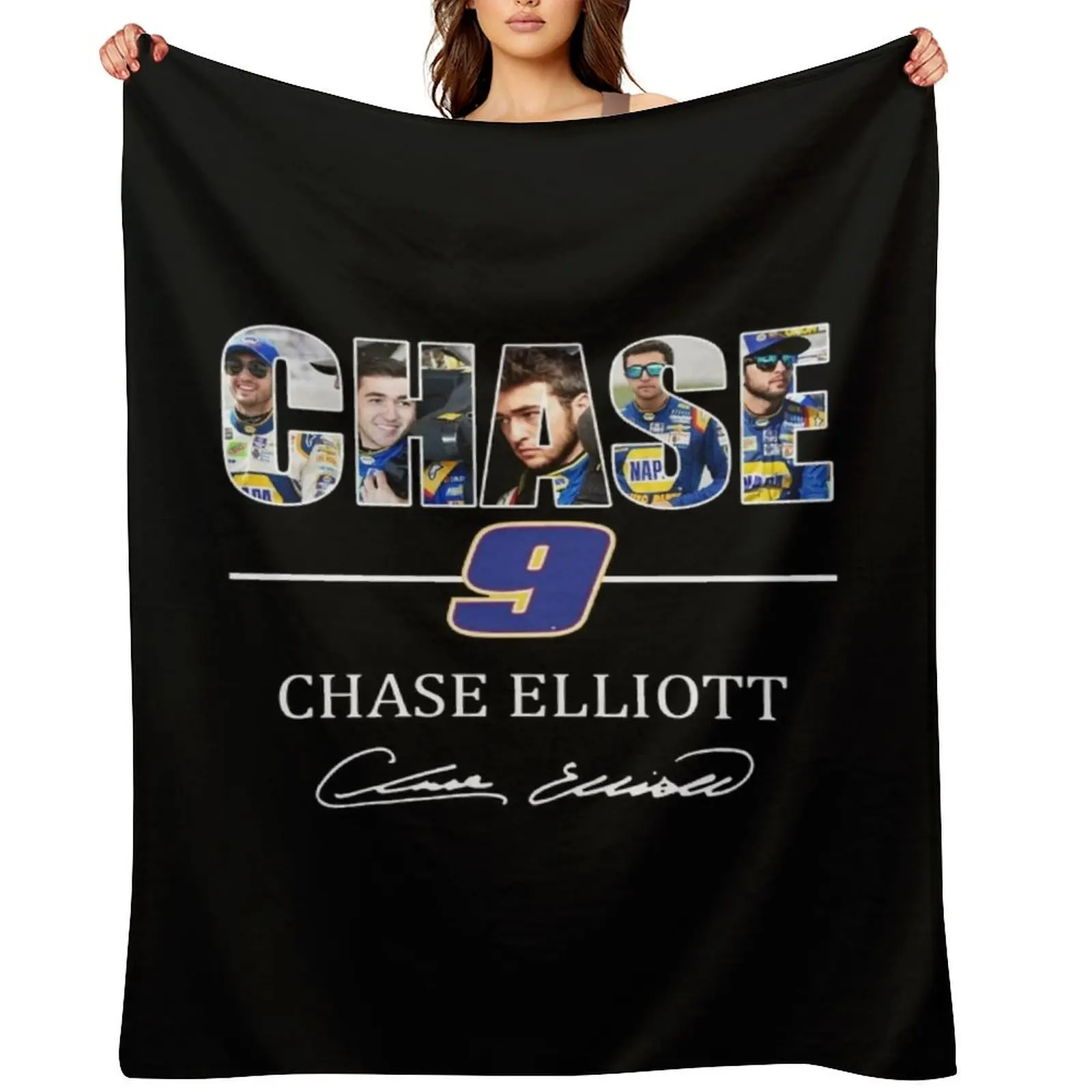 Chase 9 Chase Elliott Signature Throw Blanket Baby Winter beds Flannel Blankets
Chase 9 Chase Elliott Signature Throw Blanket Baby Winter beds Flannel Blankets