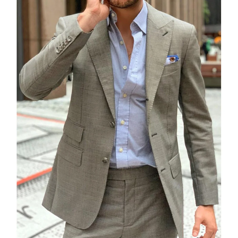 Мужской костюм, комплект из 2 предметов, хлопково-льняной однобортный облегающий деловой костюм, куртка, брюки, 3 кармана, удобная работа, офис F
Мужской костюм, комплект из 2 предметов, хлопково-льняной однобортный облегающий деловой костюм, куртка, брюки, 3 кармана, удобная работа, офис F