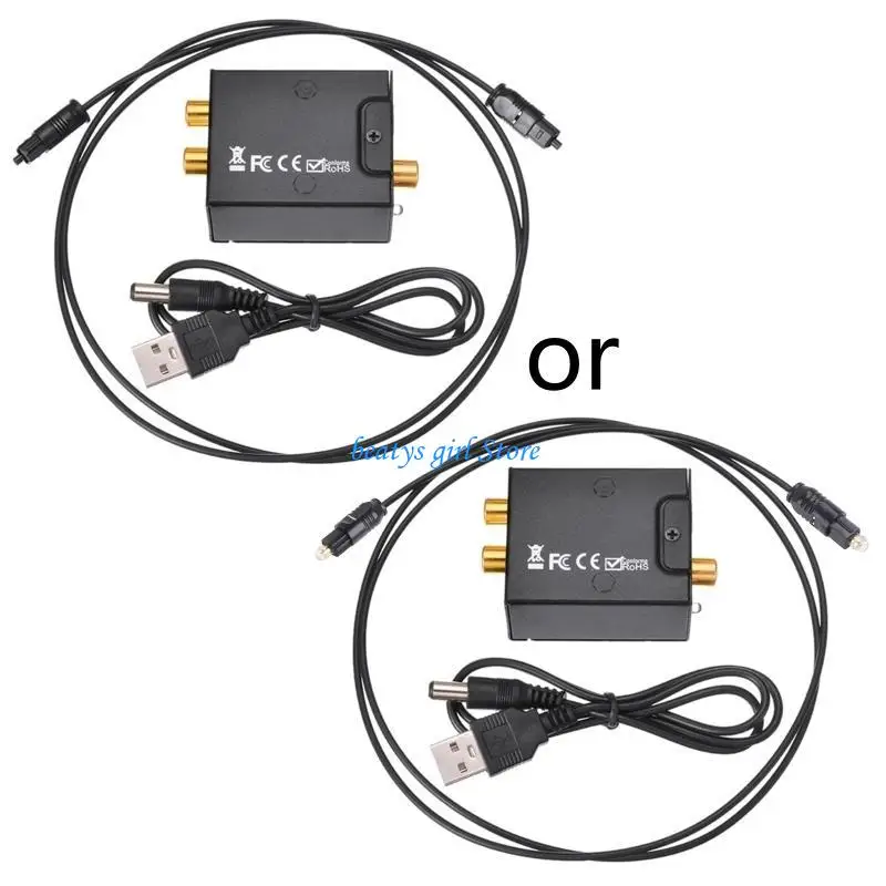 C7AB Digital to Analog Converter Optical Fiber Coaxial Durable
C7AB Digital to Analog Converter Optical Fiber Coaxial Durable