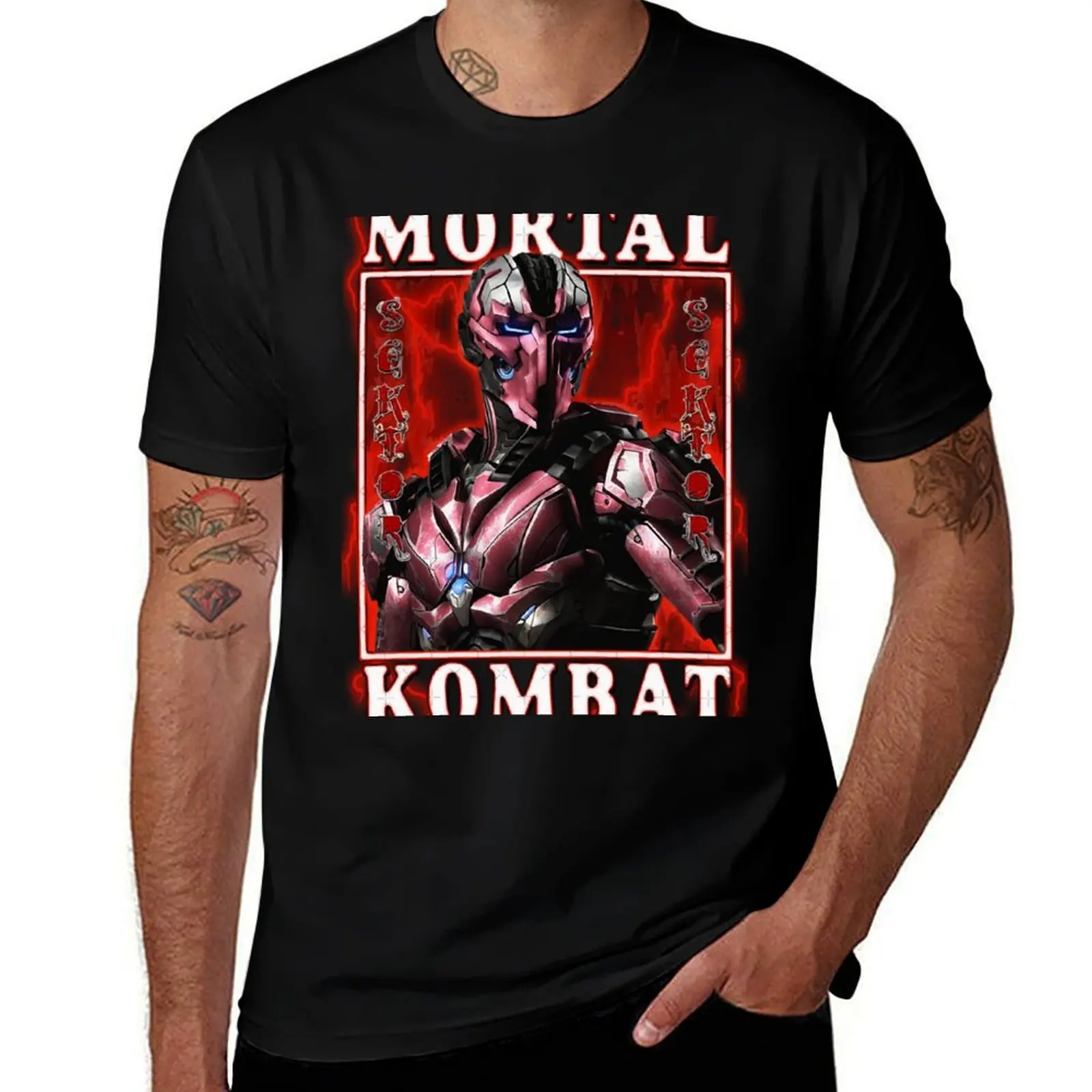 Mortal Kombat – футболка Triborg Sektor MK, спортивная рубашка для фанатов аниме, белая однотонная мужская одежда для мальчиков
Mortal Kombat – футболка Triborg Sektor MK, спортивная рубашка для фанатов аниме, белая однотонная мужская одежда для мальчиков
