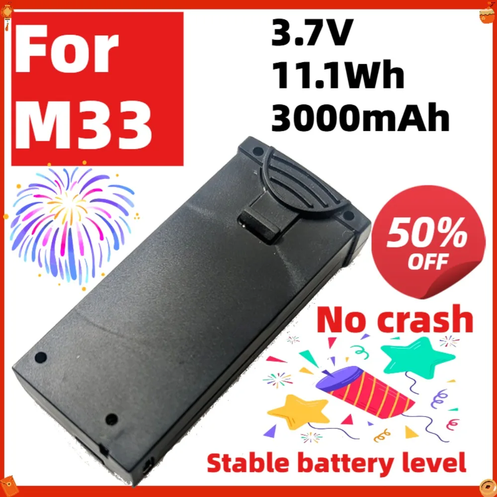 3.7v 3000mAh Battery M33 Drone Battery Original Battery For M33 Rc Drone Accessories Parts
3.7v 3000mAh Battery M33 Drone Battery Original Battery For M33 Rc Drone Accessories Parts