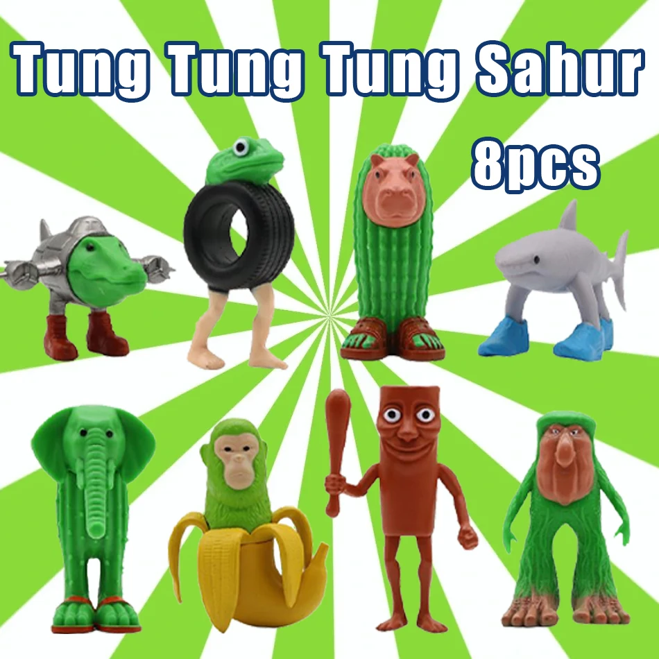 Figura italiana Brainrot Tung Sahur juguete Tralalero Tralala figuras Bombardino Crocodilo Shimpanzini Bananini modelo decoració
Figura italiana Brainrot Tung Sahur juguete Tralalero Tralala figuras Bombardino Crocodilo Shimpanzini Bananini modelo decoració
