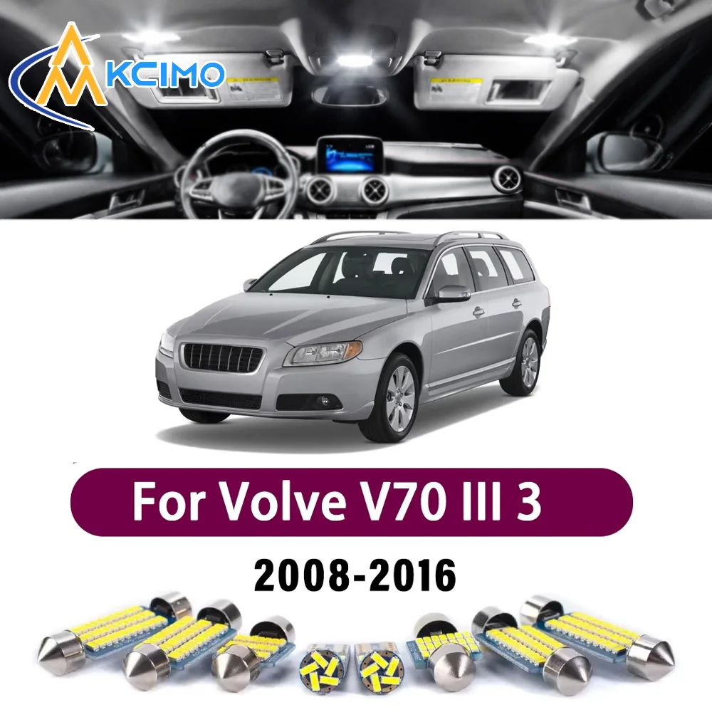 Premium LED Interior Lighting Kit for Volvo V70 III 3 MK3 2008-2016 2010 2011 High-Quality Error-Free Dome Map Trunk Auto Lamps
Premium LED Interior Lighting Kit for Volvo V70 III 3 MK3 2008-2016 2010 2011 High-Quality Error-Free Dome Map Trunk Auto Lamps