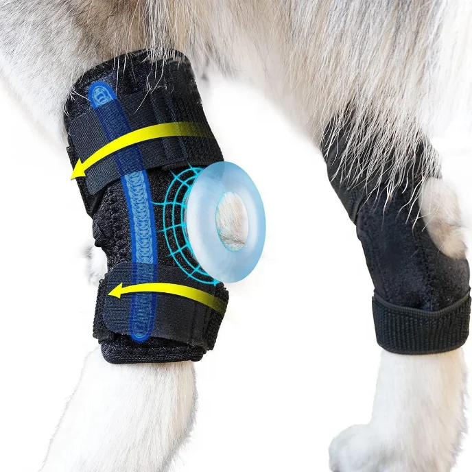 Dog Leg Brace for Rear Hock & Ankle, Canine Hind Leg Joint Compression Wrap for Torn ACL & CCL, Dog Recovery Sleeves
Dog Leg Brace for Rear Hock & Ankle, Canine Hind Leg Joint Compression Wrap for Torn ACL & CCL, Dog Recovery Sleeves
