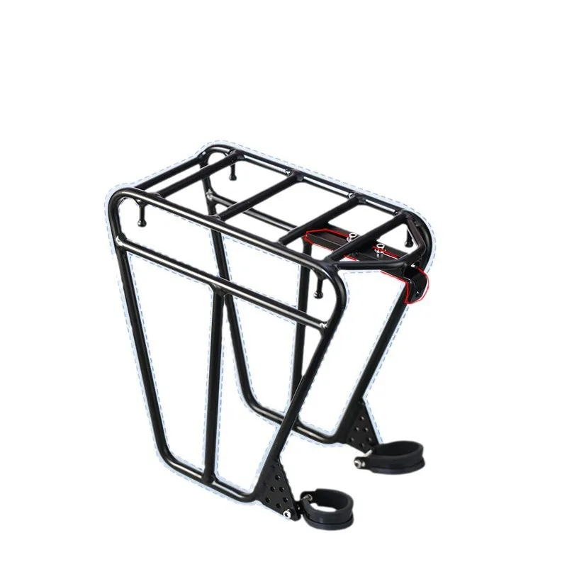 Mountain bike front shelf, pack bag shelf, aluminum alloy material, hanging bag shelf, shock-absorbing front fork installation
Mountain bike front shelf, pack bag shelf, aluminum alloy material, hanging bag shelf, shock-absorbing front fork installation