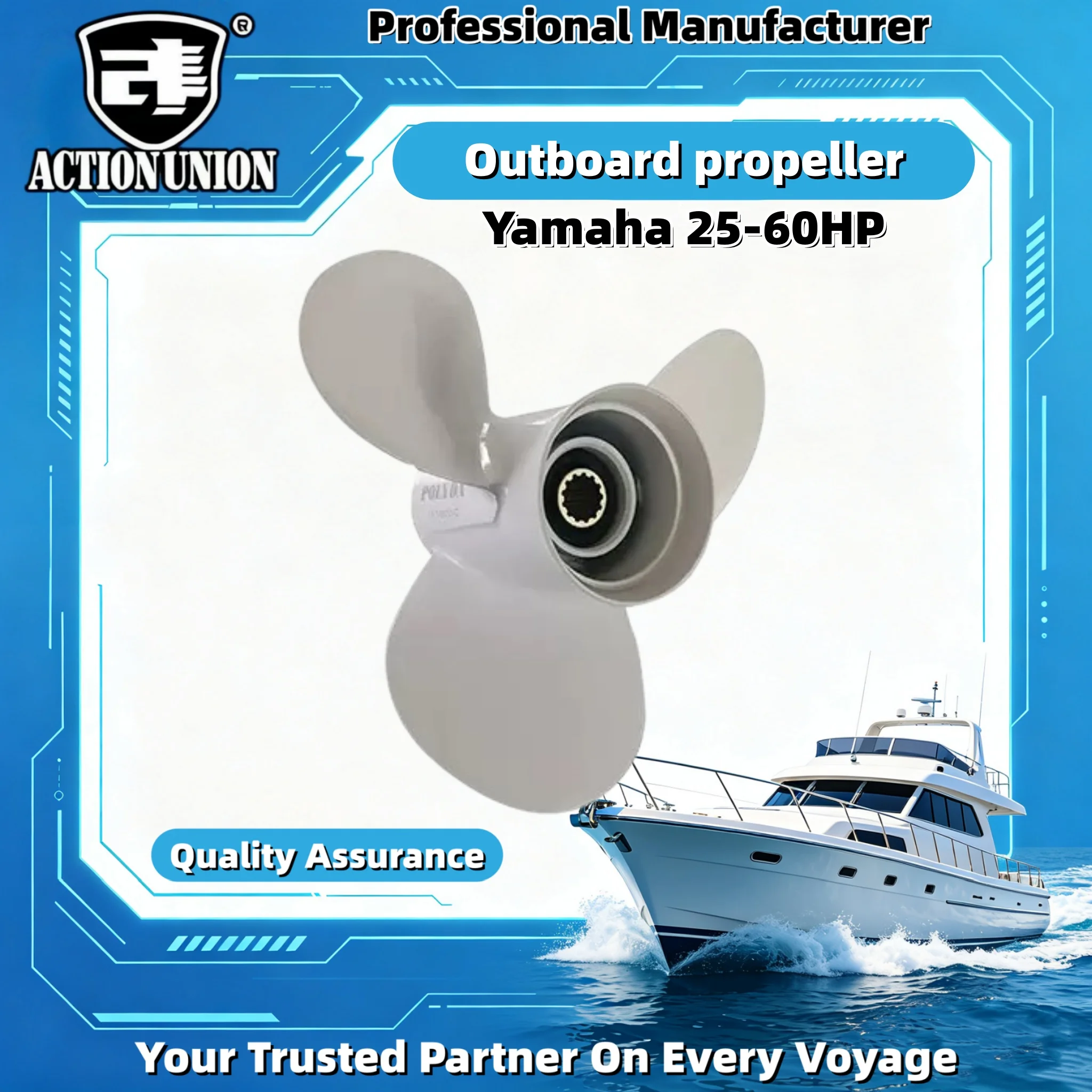 Aluminum alloy propeller,compatible with Mercury andYamaha outboard engines,propeller motor,twostroke and fourstroke accessories
Aluminum alloy propeller,compatible with Mercury andYamaha outboard engines,propeller motor,twostroke and fourstroke accessories
