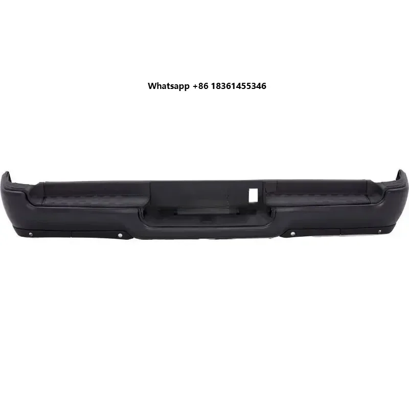 Black Rear Bumper Assembly Without Dual Exhaust, With 4 Park Holes, 2019-2023
Black Rear Bumper Assembly Without Dual Exhaust, With 4 Park Holes, 2019-2023