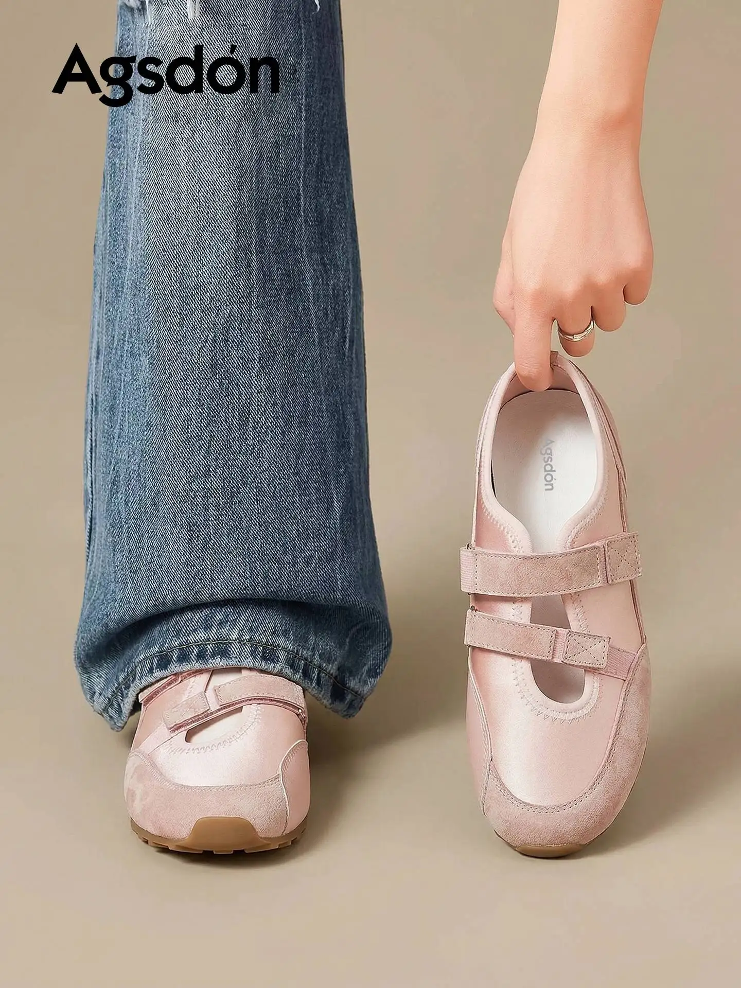 Agsdon Ballet Mary Jane Shoes Women's Summer Breathable Hollow out Pink Flat Casual Fashion Single Shoes Comfortable Sneakers
Agsdon Ballet Mary Jane Shoes Women's Summer Breathable Hollow out Pink Flat Casual Fashion Single Shoes Comfortable Sneakers