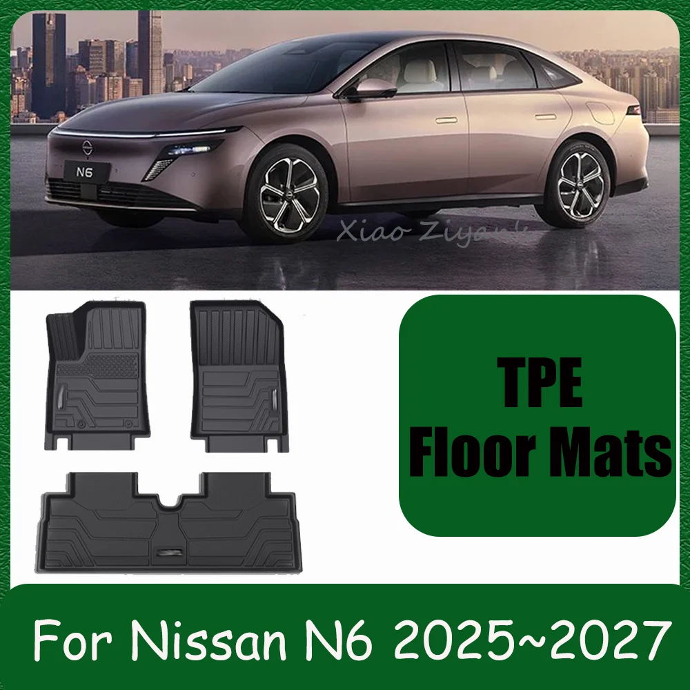 For Nissan N6 2025~2027 2026 LHD Car TPE Floor Mats Scratch Resistant Carpets Pad Wear Resistant Interior Protection Accessories
For Nissan N6 2025~2027 2026 LHD Car TPE Floor Mats Scratch Resistant Carpets Pad Wear Resistant Interior Protection Accessories