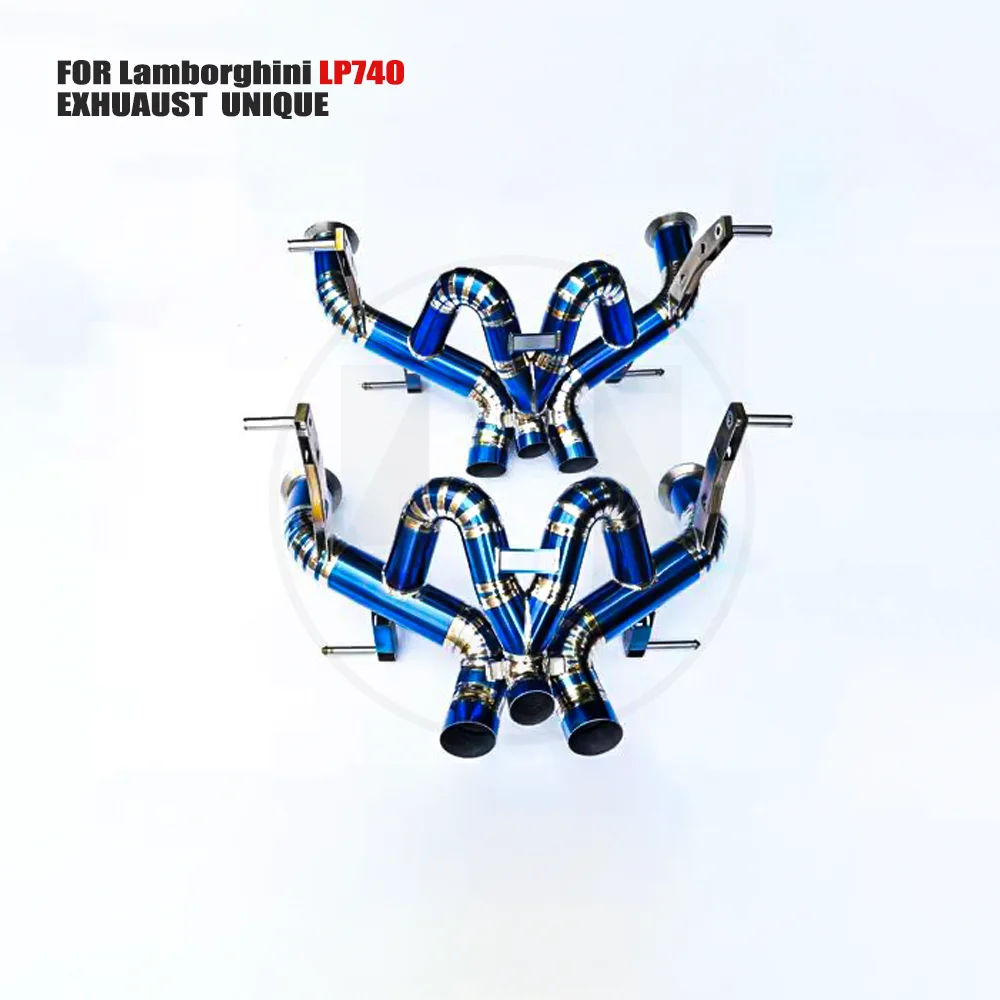 UNIQUE Titanium Alloy Exhaust Manifold Downpipe Is Suitable For Lamborghini LP740 Auto Modification Electronic Valve
UNIQUE Titanium Alloy Exhaust Manifold Downpipe Is Suitable For Lamborghini LP740 Auto Modification Electronic Valve