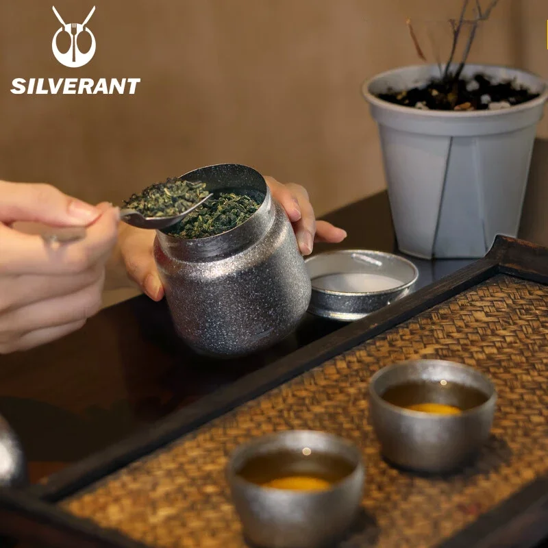 Pure Titanium Chinese Tea Can Sealed Storage Tank Portable High-end Outdoor Travel Tea Packing Box Pure Titanium Tea Can
Pure Titanium Chinese Tea Can Sealed Storage Tank Portable High-end Outdoor Travel Tea Packing Box Pure Titanium Tea Can