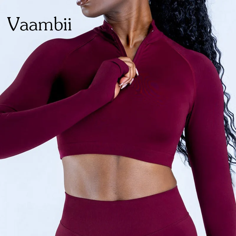 Укороченная куртка для бега и фитнеса на молнии, топ для занятий спортом на открытом воздухе, с длинными рукавами, женская тонкая одежда для йоги, быстросохнущая куртка
Укороченная куртка для бега и фитнеса на молнии, топ для занятий спортом на открытом воздухе, с длинными рукавами, женская тонкая одежда для йоги, быстросохнущая куртка