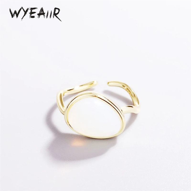 WYEAIIR стерлингового серебра 925 пробы с геометрическим овальным корпусом, открывающееся кольцо изменяемого размера для женщин, ювелирные изделия
WYEAIIR стерлингового серебра 925 пробы с геометрическим овальным корпусом, открывающееся кольцо изменяемого размера для женщин, ювелирные изделия