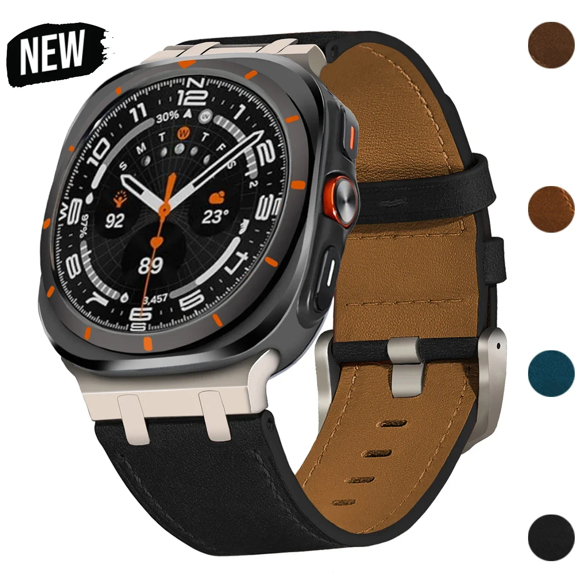 Кожаный ремешок для Samsung Galaxy Watch 7 Ultra, браслет, ремешок для часов Galaxy Watch Ultra, 47 мм, ремень Correa, аксессуары для умных часов
Кожаный ремешок для Samsung Galaxy Watch 7 Ultra, браслет, ремешок для часов Galaxy Watch Ultra, 47 мм, ремень Correa, аксессуары для умных часов