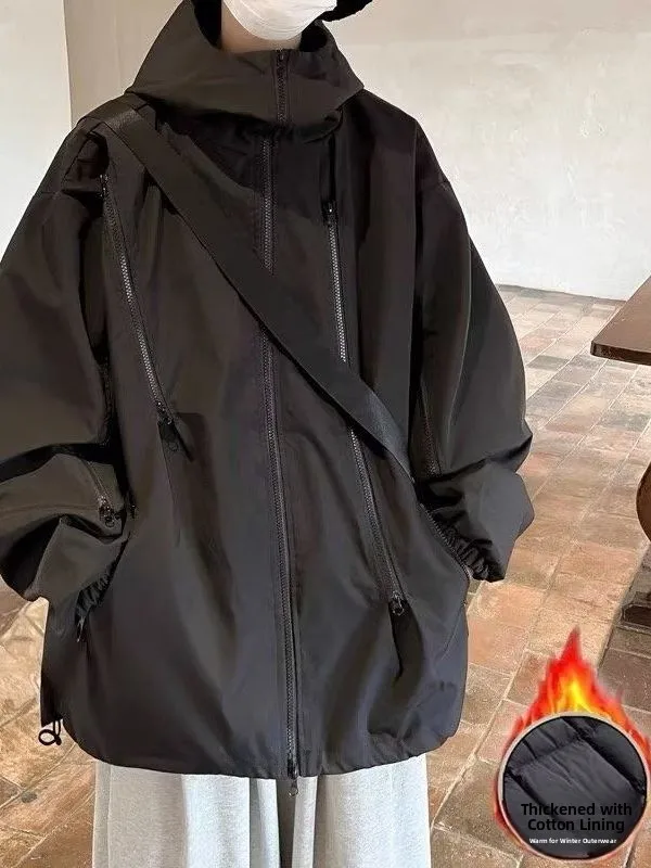 Новая мужская утепленная зимняя хлопковая куртка 2025 года: повседневная, модная, брендовая, теплая верхняя одежда из полиэфирного волокна на молнии, длинная, с длинными рукавами.
Новая мужская утепленная зимняя хлопковая куртка 2025 года: повседневная, модная, брендовая, теплая верхняя одежда из полиэфирного волокна на молнии, длинная, с длинными рукавами.