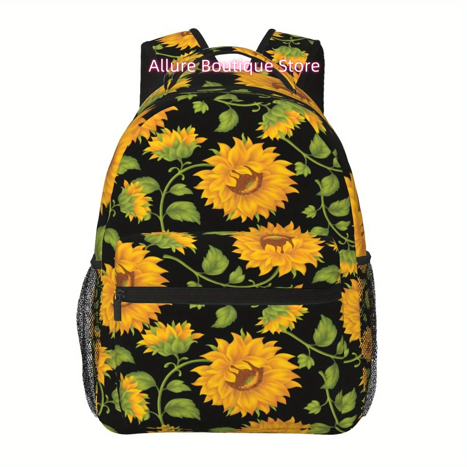 1pc Sunflower Theme Semi-full Printed Large Capacity Backpack, Lightweight Durable Polyester Fiber Leisure Backpack, Laptop Bag,
1pc Sunflower Theme Semi-full Printed Large Capacity Backpack, Lightweight Durable Polyester Fiber Leisure Backpack, Laptop Bag,