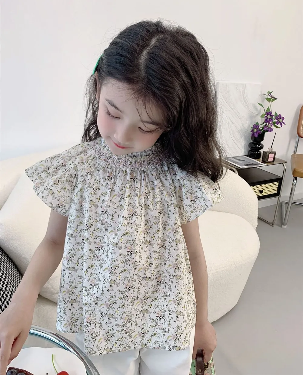 summer tops kids girls clothes Sweet floral pattern girls' short sleeved T-shirt Hand embroidered countryside style T-shirt
summer tops kids girls clothes Sweet floral pattern girls' short sleeved T-shirt Hand embroidered countryside style T-shirt