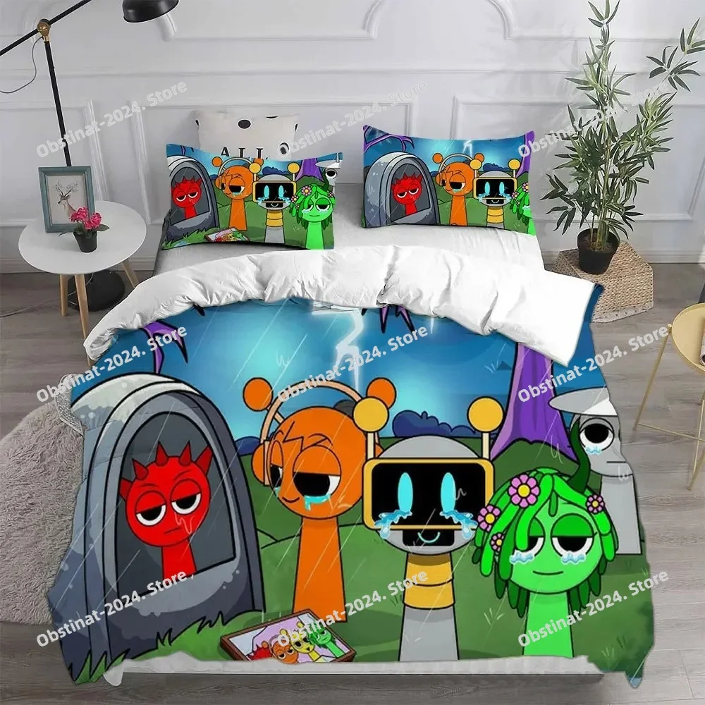Fashion Game S-Sprunki Bedding Sets Soft Bed Cover Comforter Duvet Cover Pillow Case 3 Pieces Sets Teenagers Children's Gifts
Fashion Game S-Sprunki Bedding Sets Soft Bed Cover Comforter Duvet Cover Pillow Case 3 Pieces Sets Teenagers Children's Gifts