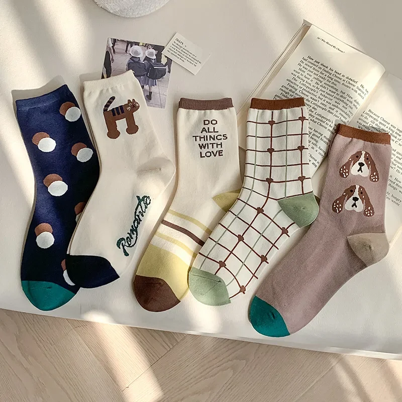 Korean Style Cute Socks Women Japanese Kawaii Cartoon Print Funny Socks Fashion Autumn Winter School Girls Cotton Long Socks Sox
Korean Style Cute Socks Women Japanese Kawaii Cartoon Print Funny Socks Fashion Autumn Winter School Girls Cotton Long Socks Sox