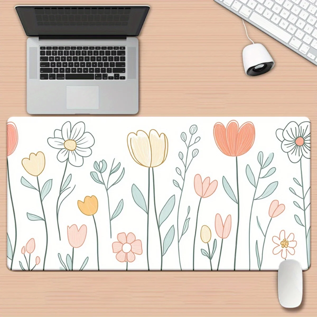 1pc Vibrant Floral Art XXL Mousepad - HD Printed Non-Slip Rubber Base, Multi-Functional Desk Mat for Gaming & Office, Perfect Gi
1pc Vibrant Floral Art XXL Mousepad - HD Printed Non-Slip Rubber Base, Multi-Functional Desk Mat for Gaming & Office, Perfect Gi
